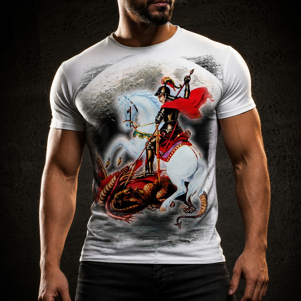Camisa Camiseta São Jorge Santo Guerreiro 1