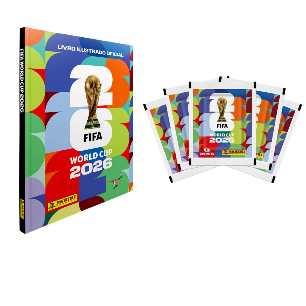 Álbum Capa Dura Copa do Mundo FIFA  + 980 Figurinhas - Panini