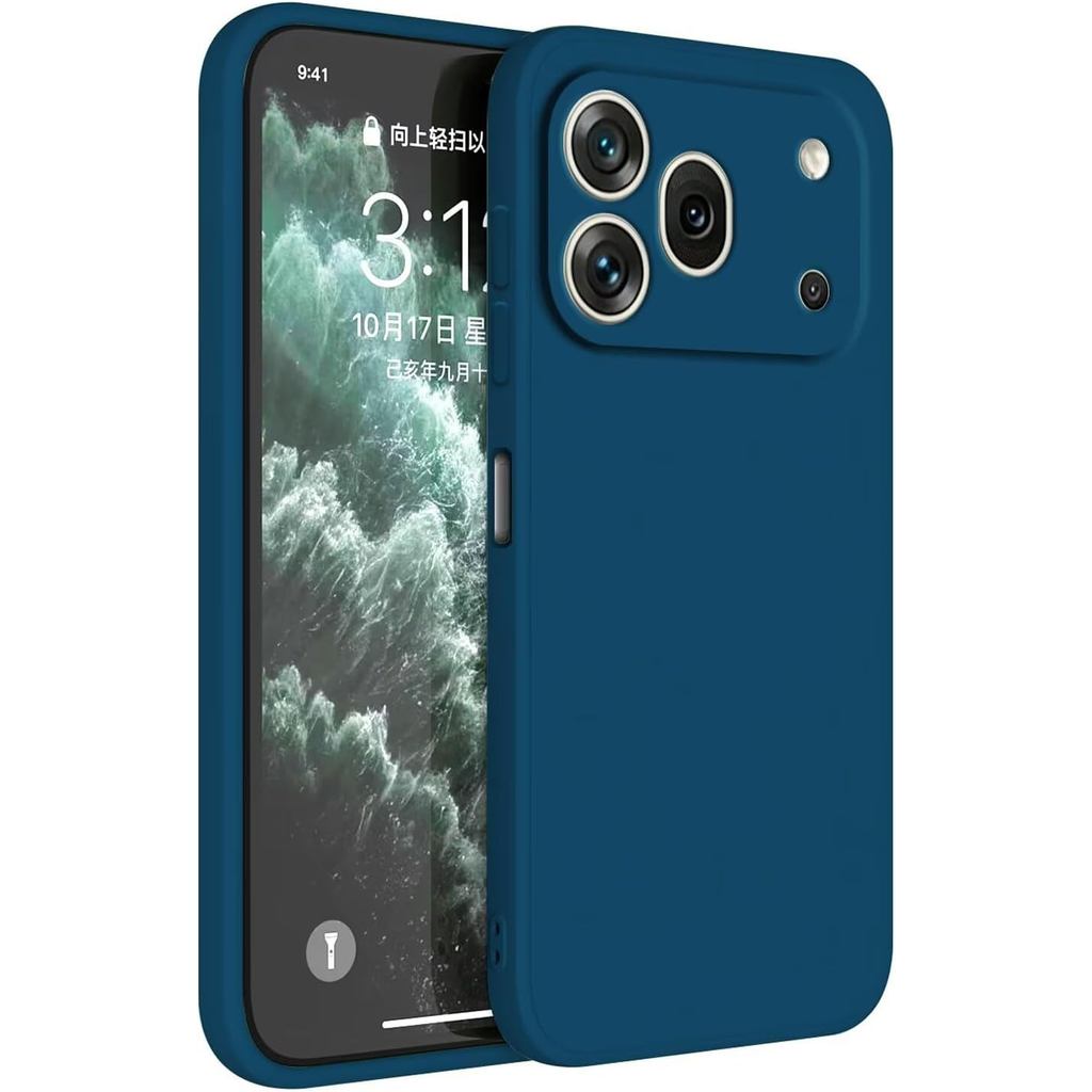 Capa De Silicone TPU Compatível Com Honor 600 Pro 5G (6.57 ") , Coldre-Azul