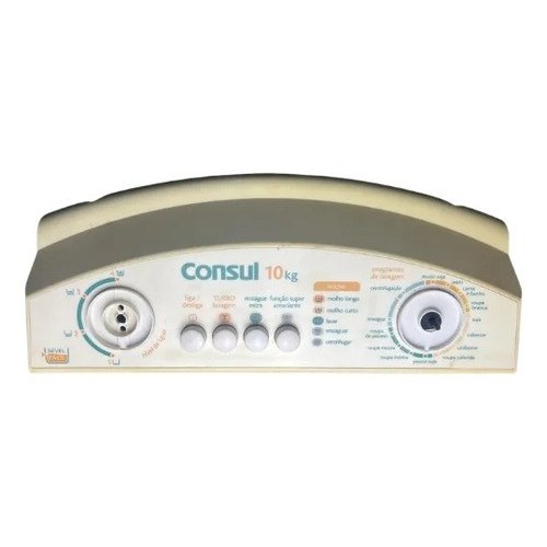 Painel Console + Botões Lavadora Consul Cwl10b Original ( Usado )