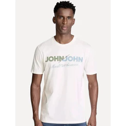 Camiseta John John Masculina Relaxed Double Sid Original Off White
