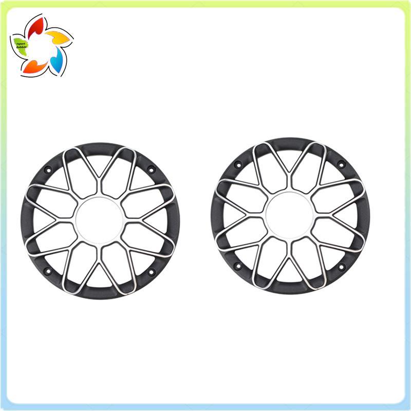 2 Pçs De Alumínio 6.5 Polegada SubWoofer Chifre Capa Barco A Motor Alto-Falante Do Carro Gabinete Áudio Grill Malha Woof