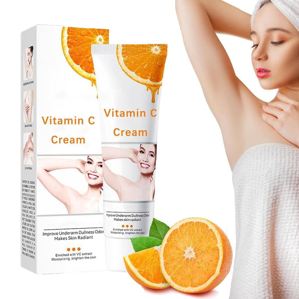 Creme de Limpeza/Sérum, Máscara Facial, Creme Clareador Corporal para Áreas Íntimas e Virilha, Resultados Rápidos, Creme