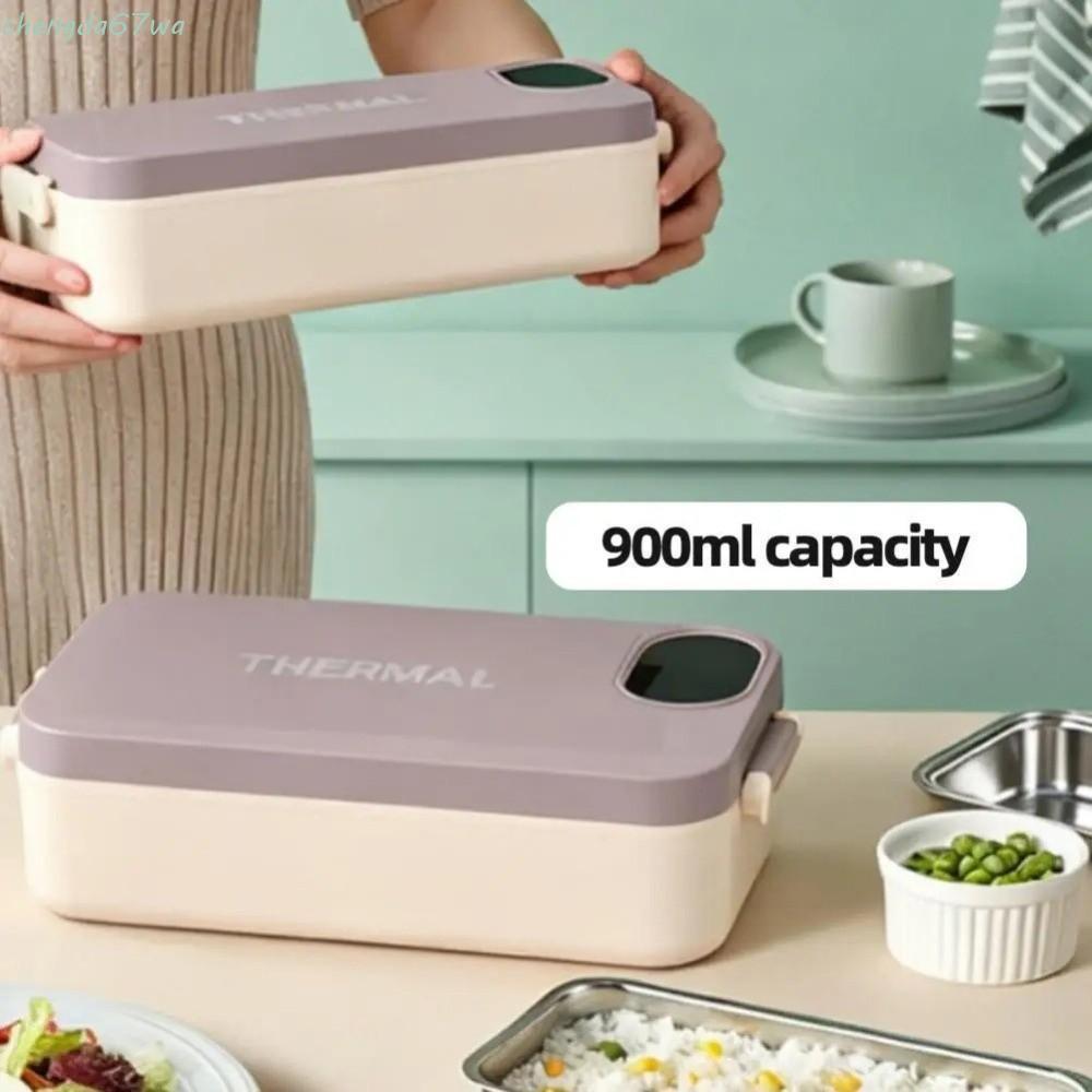 Aquecedor De Alimentos SHENGDA , Lancheira Aquecida USB Recarregável Com Função De Aquecimento , Recipiente Interno Remo