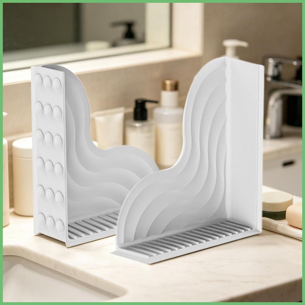 Bloqueador De Água Para Chuveiro , 1 Par De Ventosas Fortes De Silicone , Proteção Cozinha , Banheira , kouzxbr