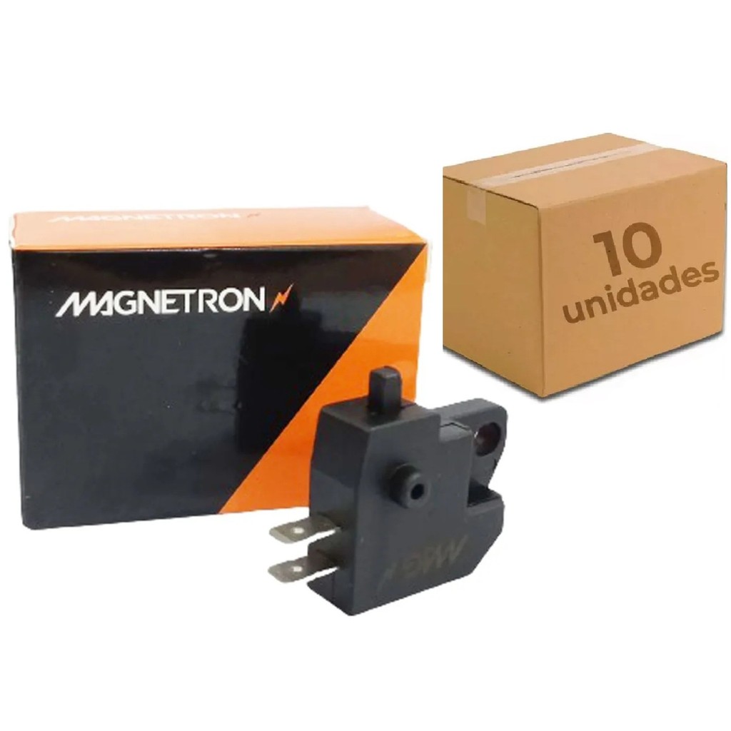 INTERRUPTOR DE FREIO HONDA CG TITAN 150 2005 ES ESD DIANTEIRO MAGNETRON ATACADO KIT COM 10 PEÇAS