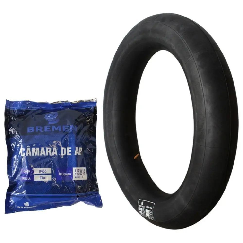 Kit 5 Câmaras de Ar para Pneu Aro 17 para Moto Falcon e XT600 BREMEN — imagem 2 de 2
