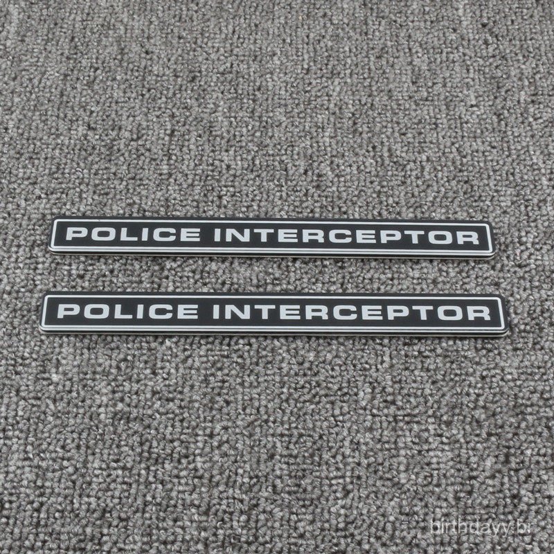 Novo produto adequado para o carro modificado Ford Explorer POLICE INTERCEPTOR, adesivo tridimensional para carro polici