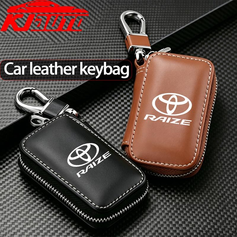 Toyota Raize Couro Caso Chave Do Carro Capa Protetora Auto Fob Com Chaveiro Para Razie A200A A210A 2019-2026 A300 2027-2