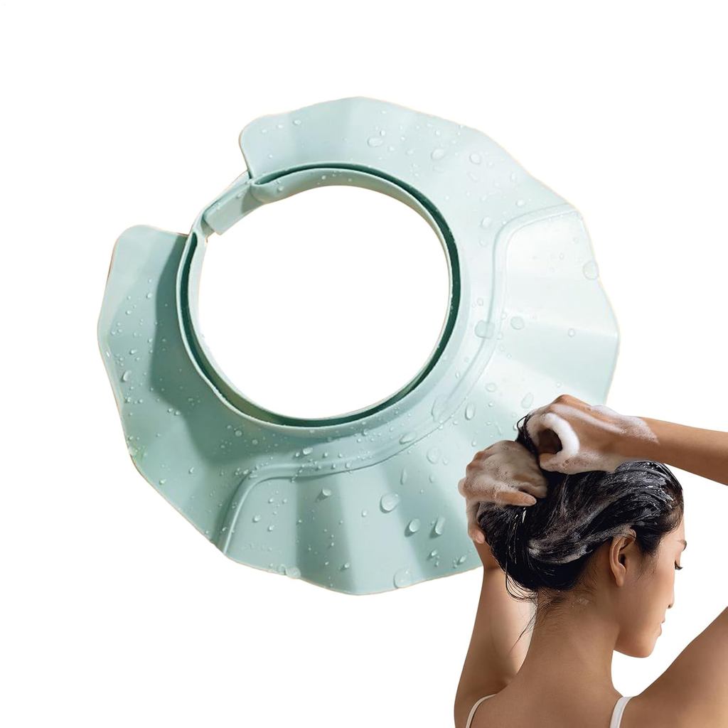 Protetor de Lavagem de Cabelo, Capa Protetora Macia para Cabeça, Olhos e Ouvidos para Shampoo e Banho - Para Crianças Pe