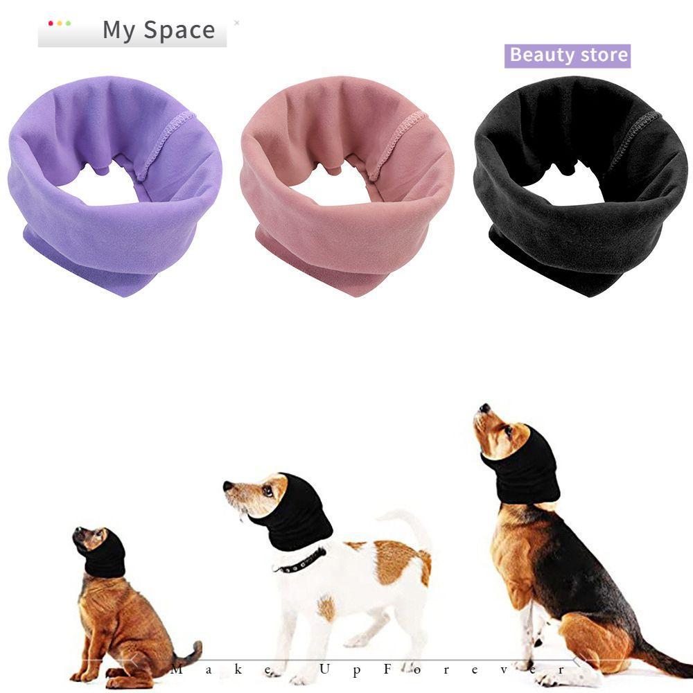 MY Ear Cover Confortável À Prova De Vento E Ruído Chapéu De Pano Para Cachorro Gato