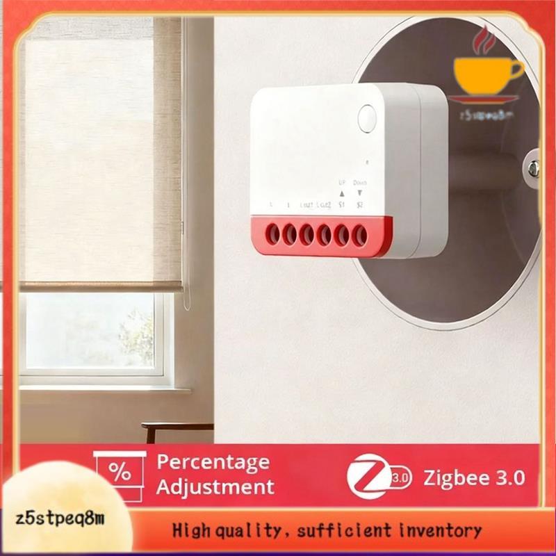 Zigbee Interruptor De Rolo Inteligente Obturador MINI-ZBRBS Impulsionador De Sinal Para Cortinas Controle Cego Via Com H