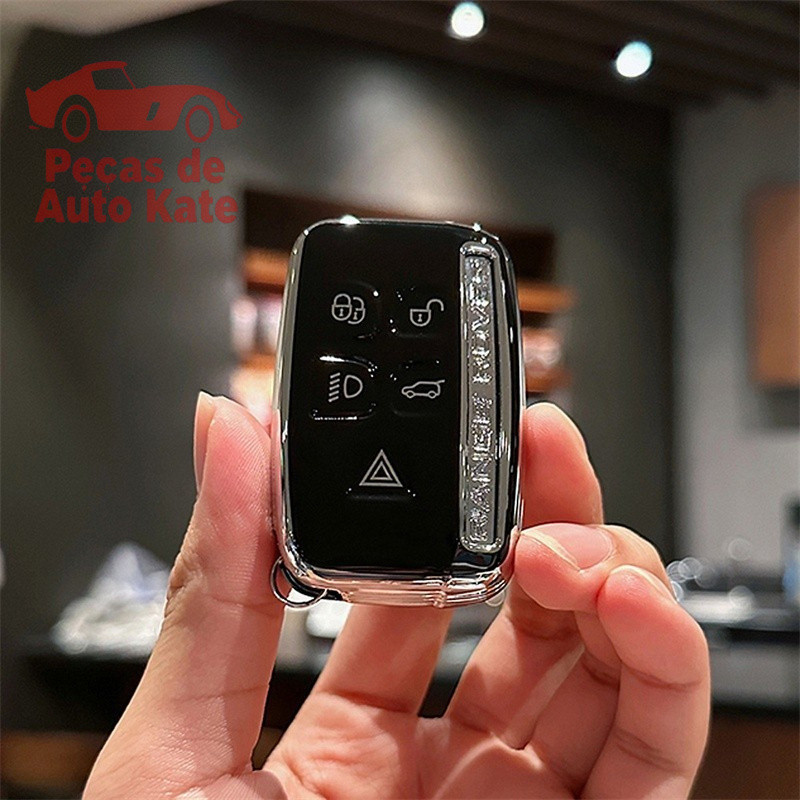 Para Land Rover Range Sport Evoque Freelander Velar Discovery 4 Jaguar XE XJ XF Capa de TPU para Chave Remota de Carro 2