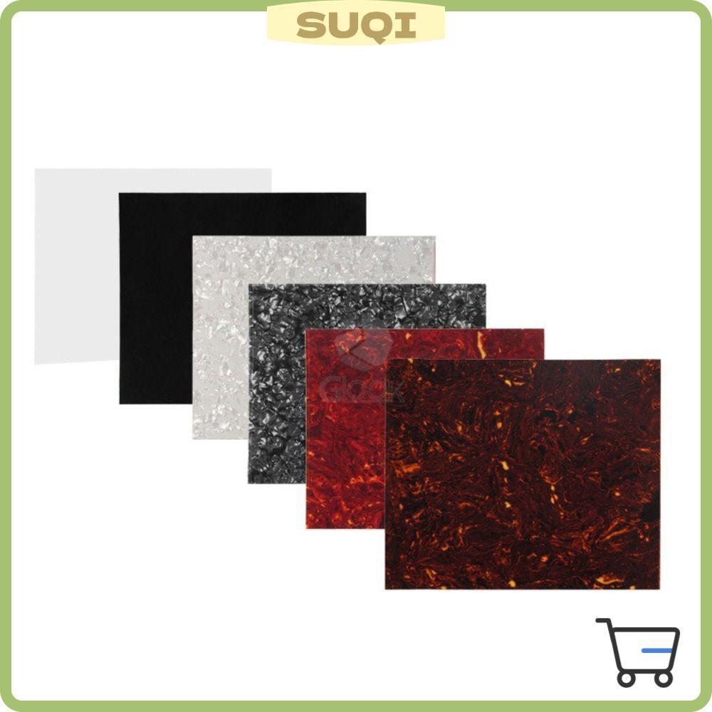 SUQI Guitarra Pickguard Folha Em Branco , 20x17cm Cor Decoração Adesivo , Prático DIY Fino Auto-Película Protetora