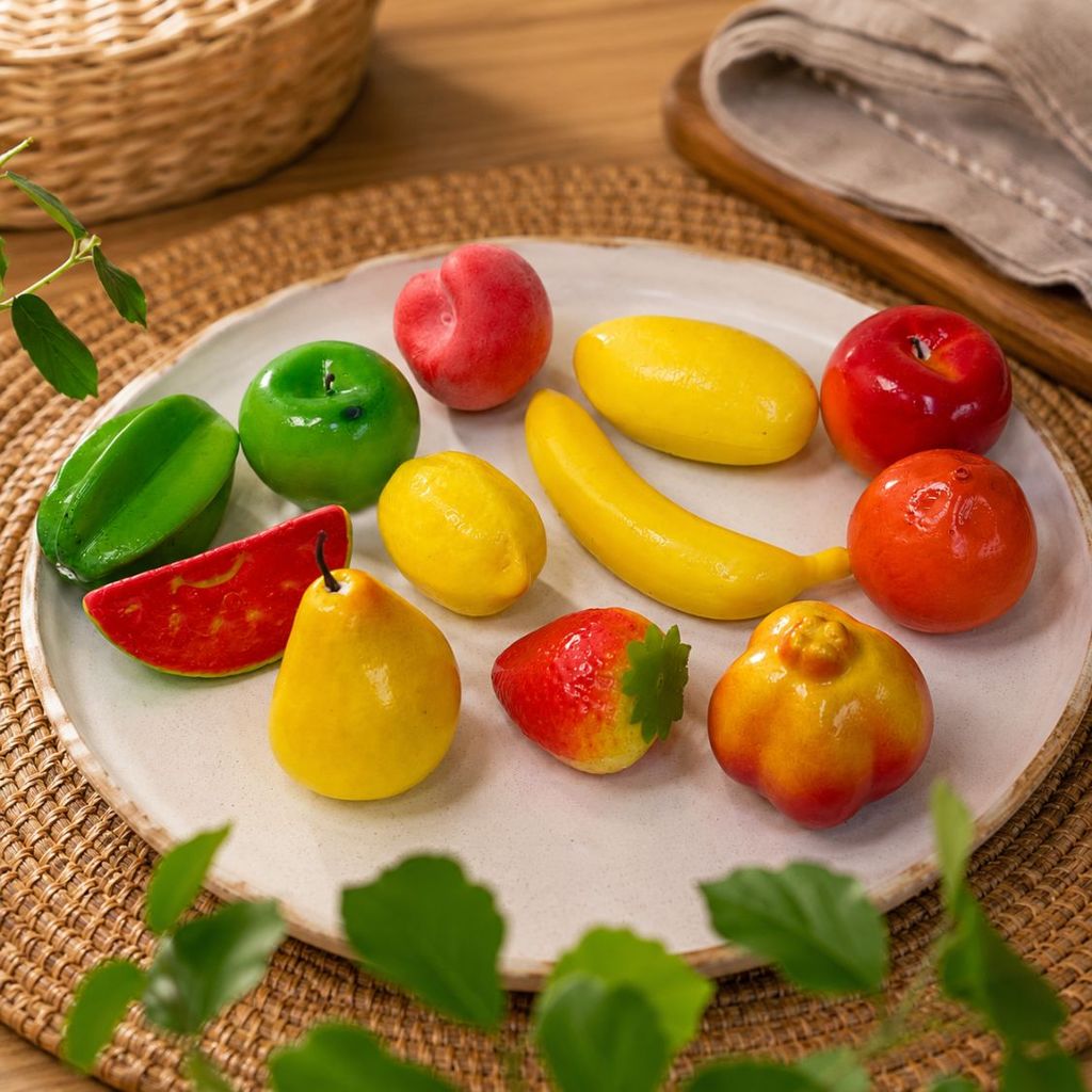 Kit 12 Frutas Sortidas Artificiais Realista Decorativas 23535 - Vencedor