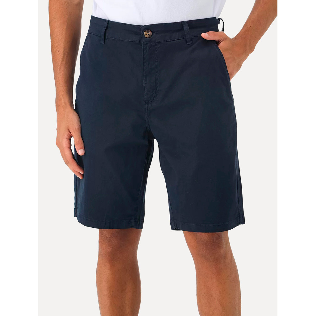 Bermuda Guess Masculina Chino Stretch Azul Marinho