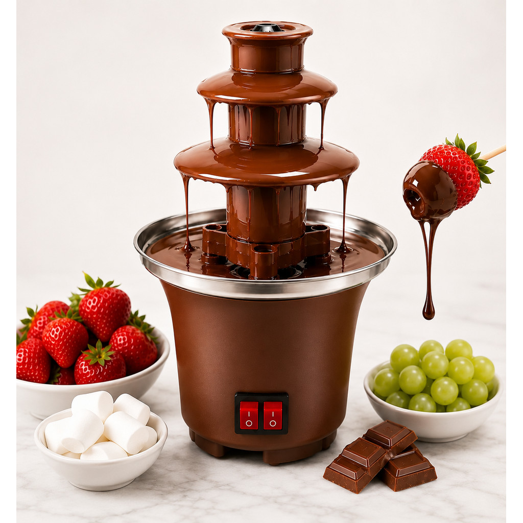 Mini Cascata Fondue Fonte De Chocolate Elétrica 127v  220v