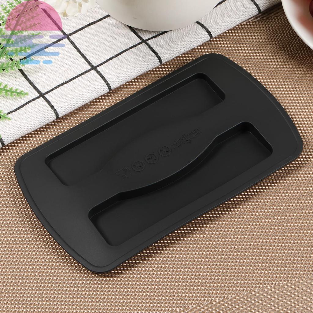 4 Pçs Torradeira Capa De Poeira Universal Preto Silicone Pão Fabricante Parte Acessórios SHOPSKC3583