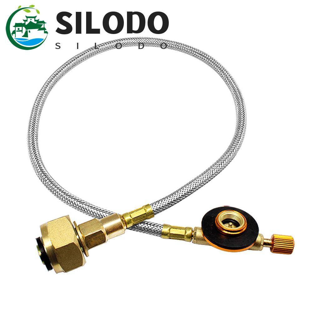 SILODO Acoplador De Fogão A Gás Válvula De Carregamento De Tanque De Cilindro Plano Glp Salvar Adaptador De Recipiente D