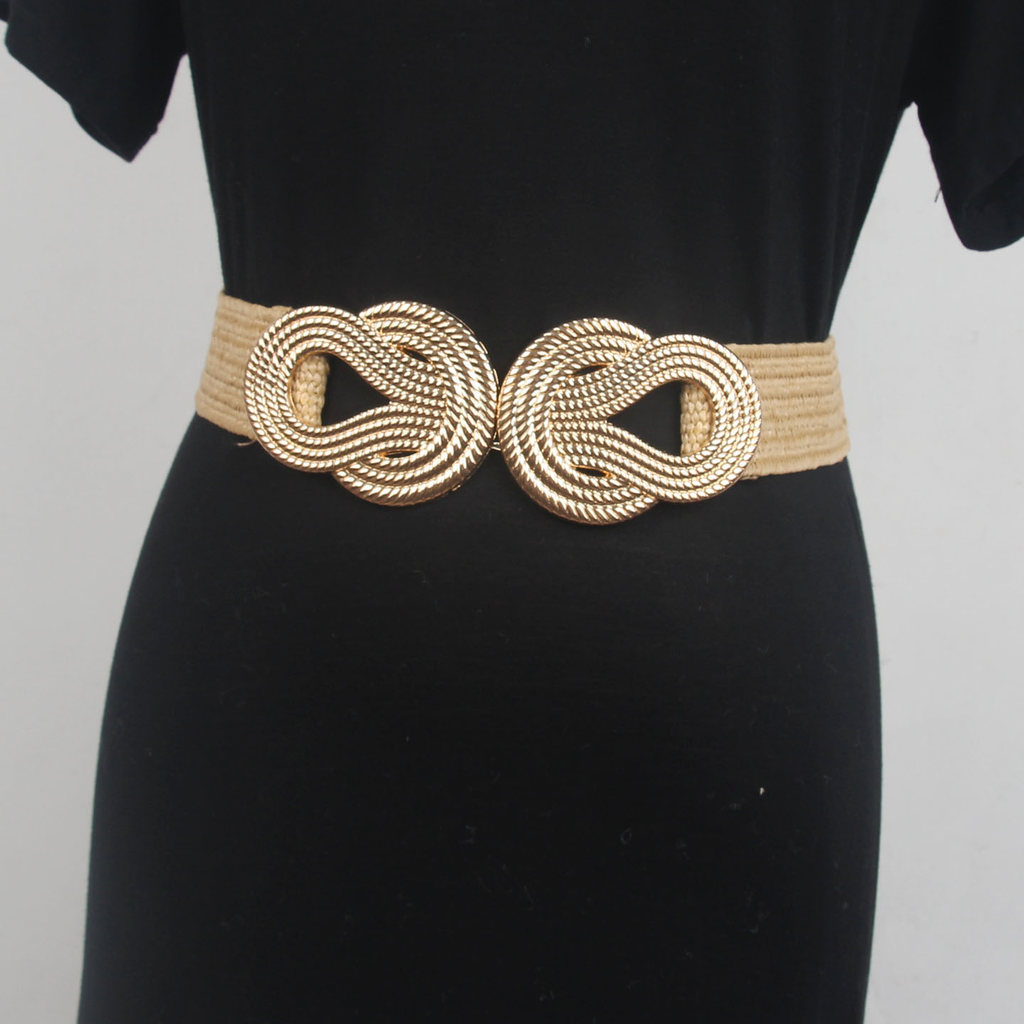 Arte francesa grama tecido cinto largo saia feminina estilo Pastoral cinto elástico vestido cintura estreita cinto decor