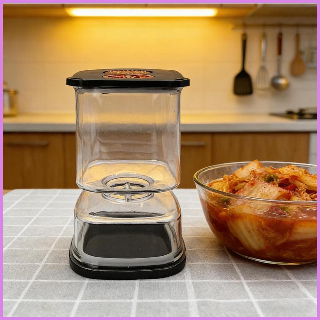 Frasco De Picles Para Fermentação De Garrafa De Alimentos Com Filtro Recipiente Hermético Cozinha Farinha Açúcar Café ch