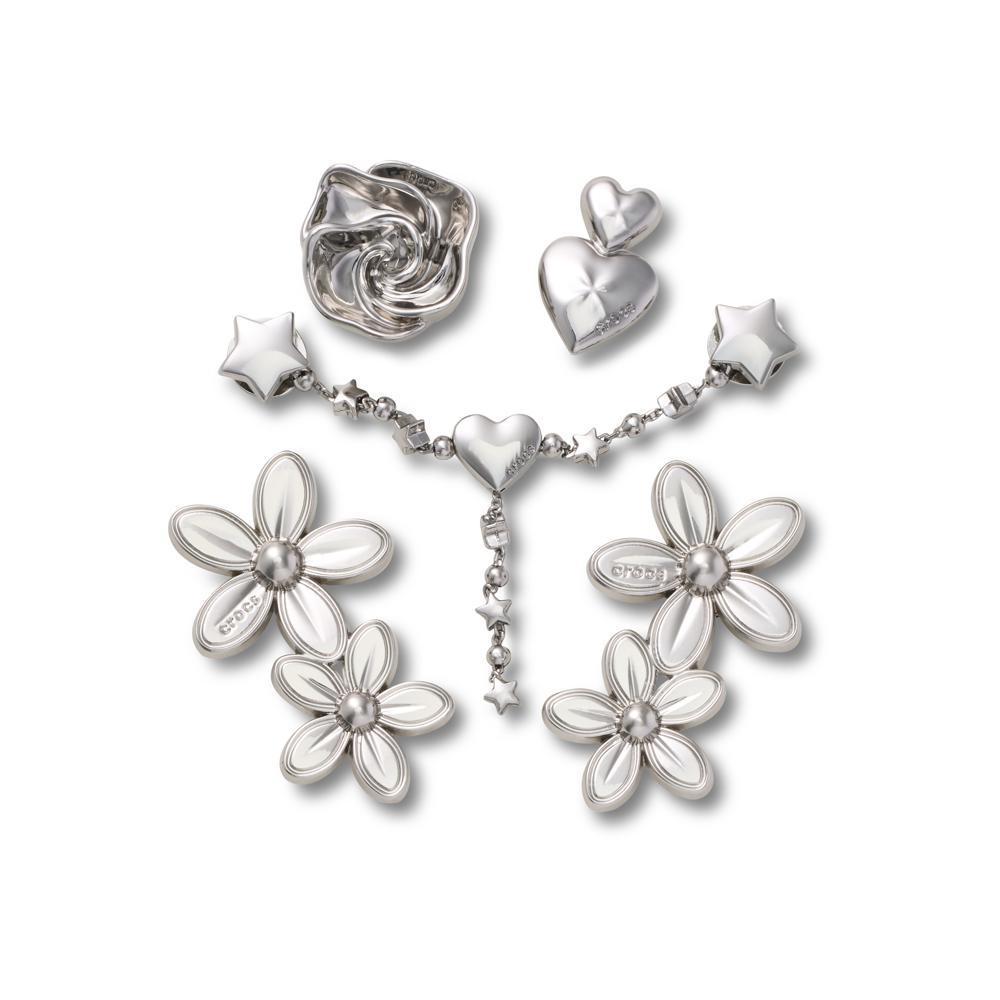 JibbitzTM Flores Metálicas Pack Com 5 Peças Único