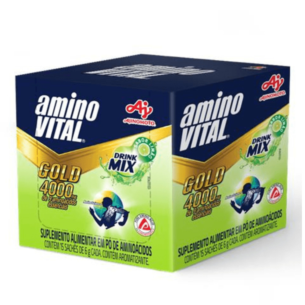 AminoVITAL® GOLD Drink Mix Limão Ajinomoto - 15 sachês