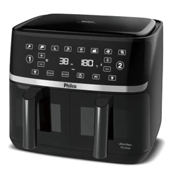 FRITADEIRA AIR FRYER PHILCO 10L CESTO DUAL ZONE 2000W PAF10A 127V