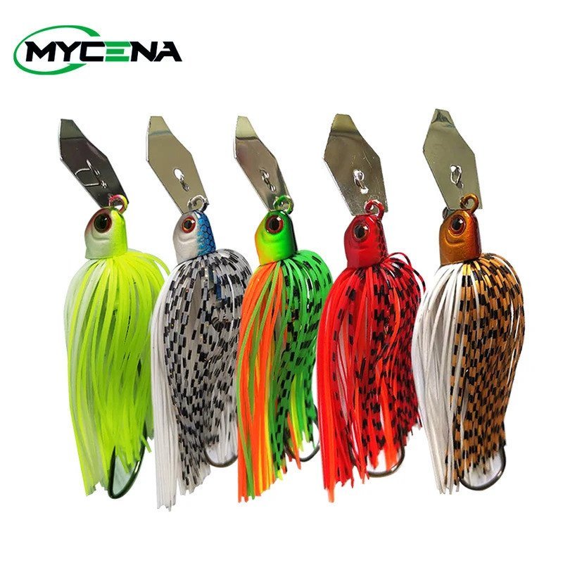 Isca de Pesca Mycena 9G/13G/16G/19G Chatterbait Spinner Bait |   Wobbler Buzzbait sem Enrosco para Pesca de Bass e Pike