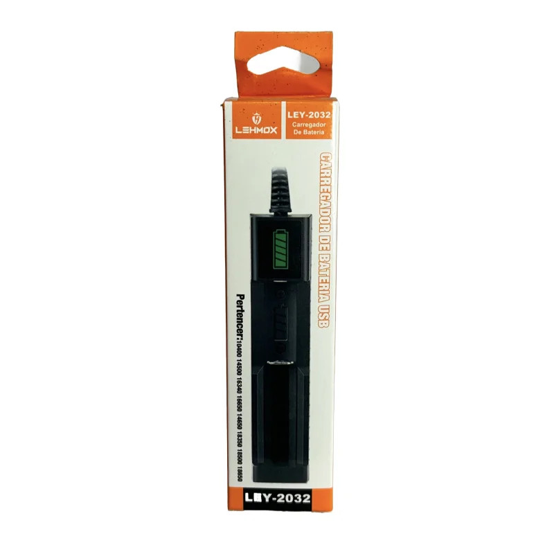 Carregador USB Pilha Bateria Recarregável 18650 16650 14500 Regulavel