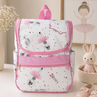 Mochila Maternidade Média Elegante Espaçosa Prática Resistente
