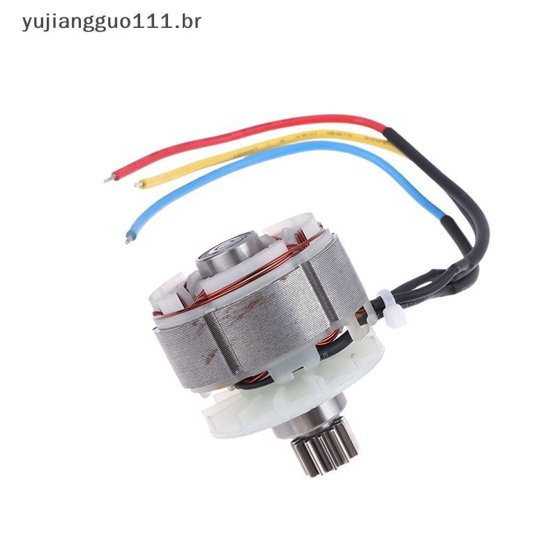 # Novo Conjunto De Cortador Elétrico 21V Motor De Grama Sem Escova Rotor De Aparador De 12 Dentes .