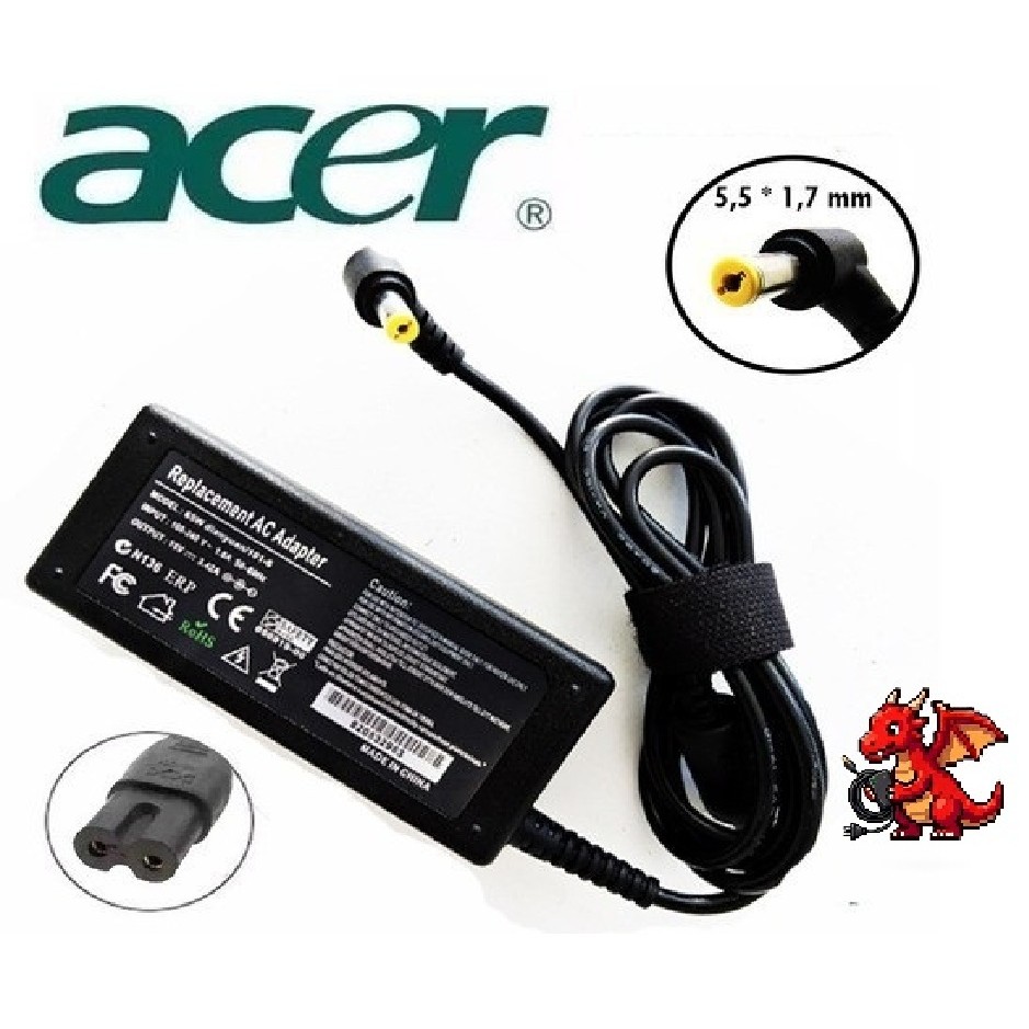 ⚡ Fonte Carregador para Notebook Acer – 19V 3.42A (65W)