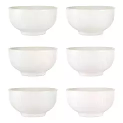 Jogo de 6 Tigelas 750 ml e 15 cm Oxford Friss White