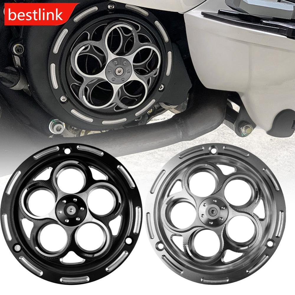 BESTLINK Tampa De Ventilador Giratório De Alumínio CNC Para Motocicleta VESPA Primavera Sprint 150 Cobertura De Resfriam