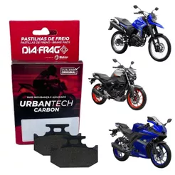 PASTILHA FREIO YAMAHA LANDER 250 FAZER 250 FZ15 Teneré 250 XTZ150 TRASEIRO ORGANICA DIAFRAG
