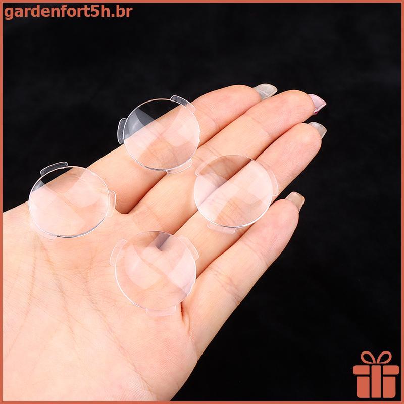 GARDE 10 Peças 25 * 45MM Lente Ultra Clara Biconvexa Para Papelão Realidade Virtual 3D VR Óculos 2-5mm Thiness ,