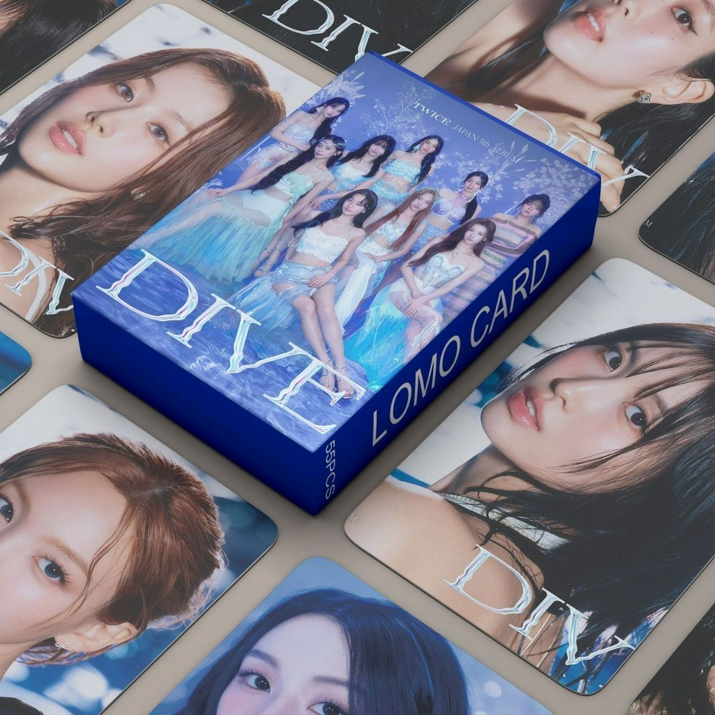 KPOP 55pcs/box TWICE Photocards Japão 5o Álbum Mergulho LOMO Card Collection 3EPE