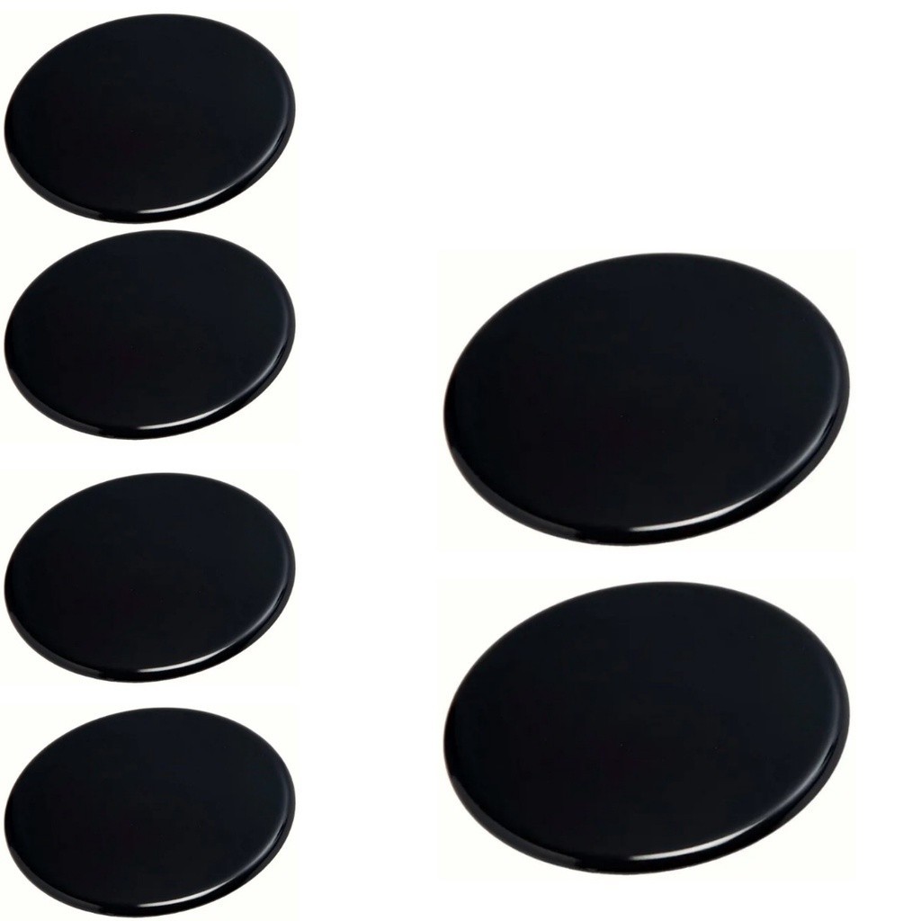 kit 6 tampinhas para fogao electrolux 76sb