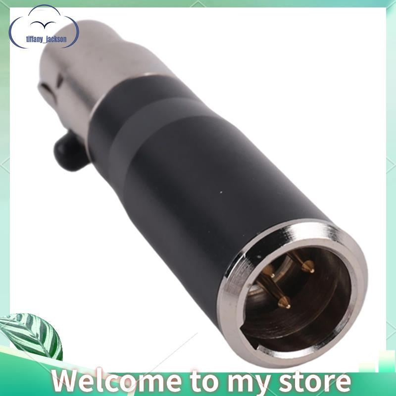 XLR Mini 3 Pinos Macho Para 4 Fêmea Adaptador De Áudio Conector Hi-Fi Conversor De Sinal Microfone Alto-Falante
