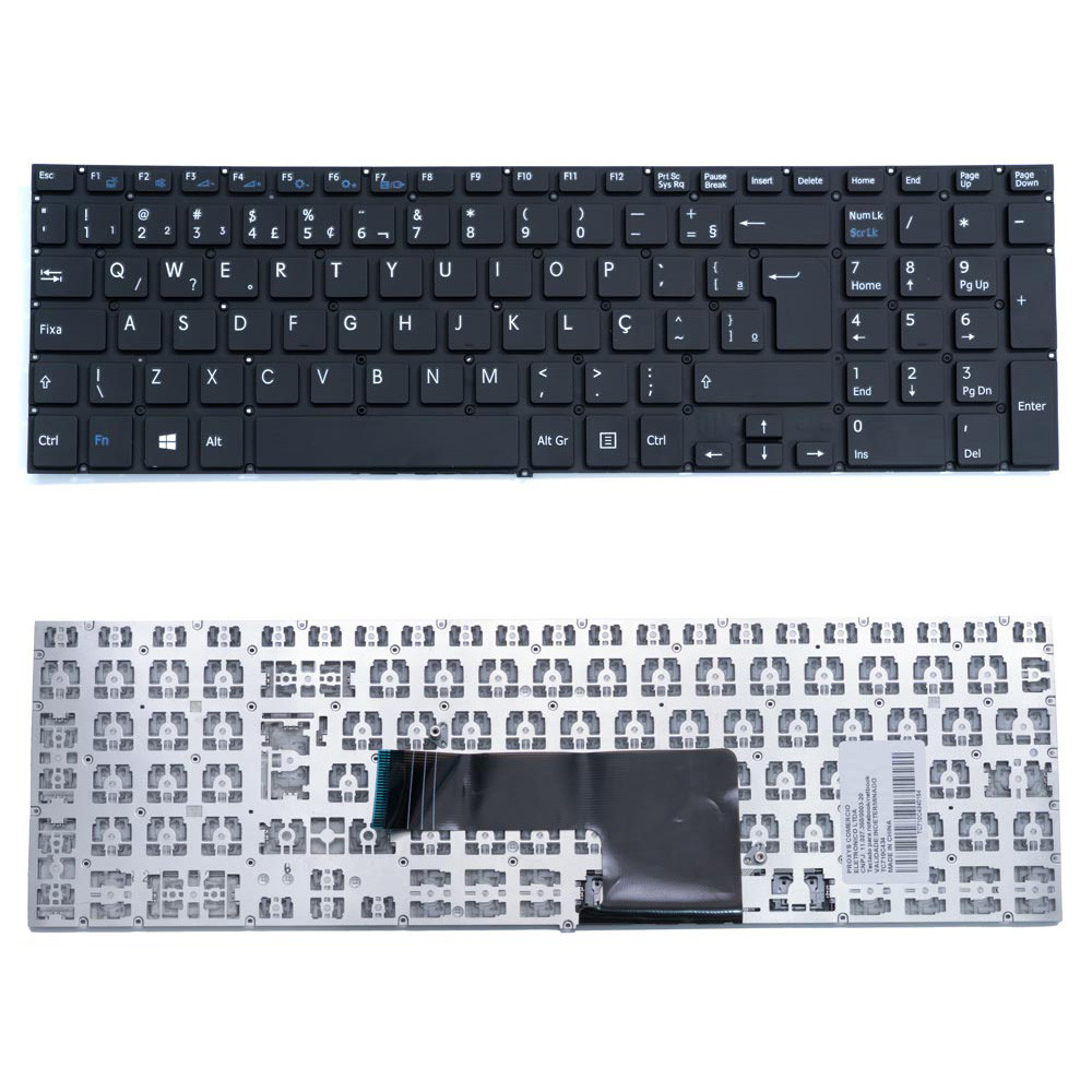 Teclado para Notebook Sony Vaio SVF15213CBW ABNT2 - UK Style