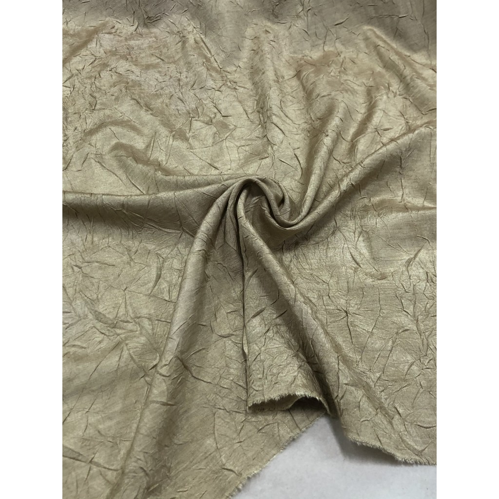 Verão estilo fino cor sólida plissado cetim textura Floral roupas tecido simples elegante saia Design superior tecido