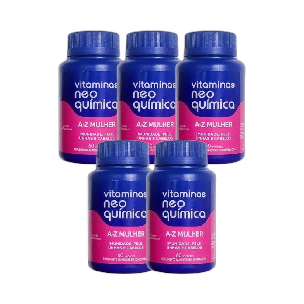 Kit 5x Suplemento Alimentar Mulher 60 Cpr - NEO QUÍMICA
