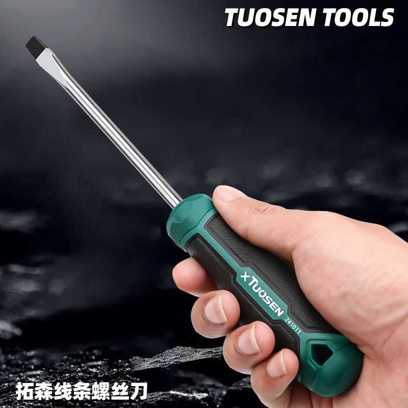 Tuosen ferramentas de ferragem massagem borracha encapsulado cruz Manual forte chave de fenda magnética atacado alto Tor