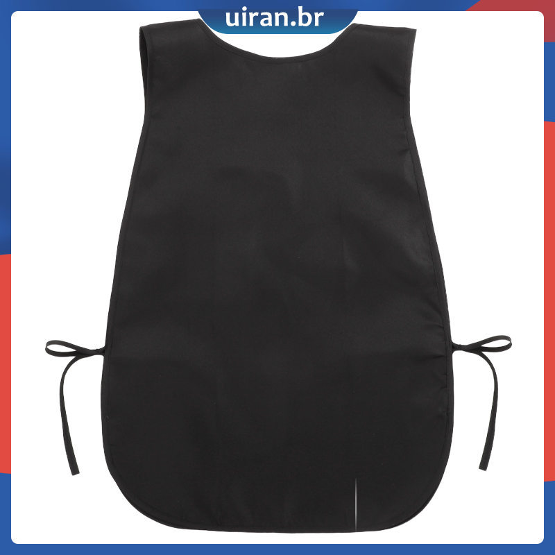 🎀 1Unidade Avental De Barbeiro Unissex Preto Com Bolso Para Uso Profissional E Doméstico