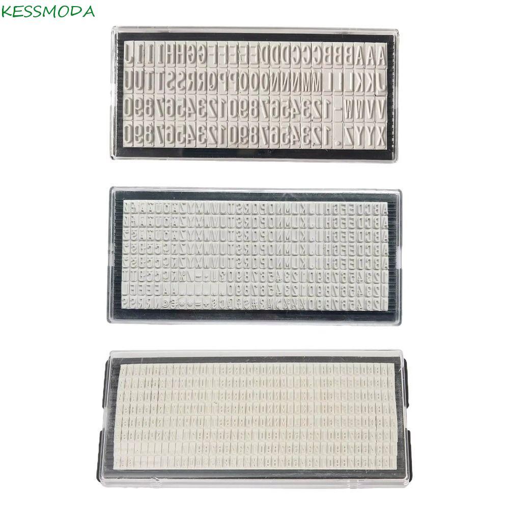 Letras Digitais De Carimbo Kesselmanmoda , Endereço De Nome 3mm 4mm 6.4mm Placa De , DIY Reutilizável