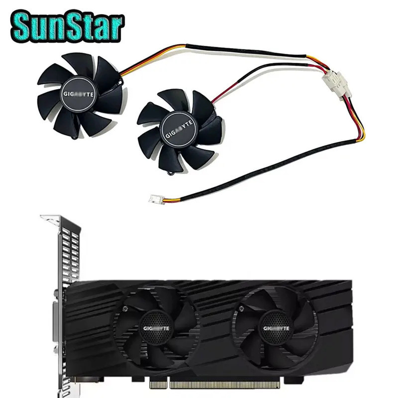 Novo 45MM FS1250-S2053 0.19A GTX 1650 GPU Cooler Ventilador Para GIGABYTE GeForce 1650 1630 OC Baixo Perfil Placa Gráfic