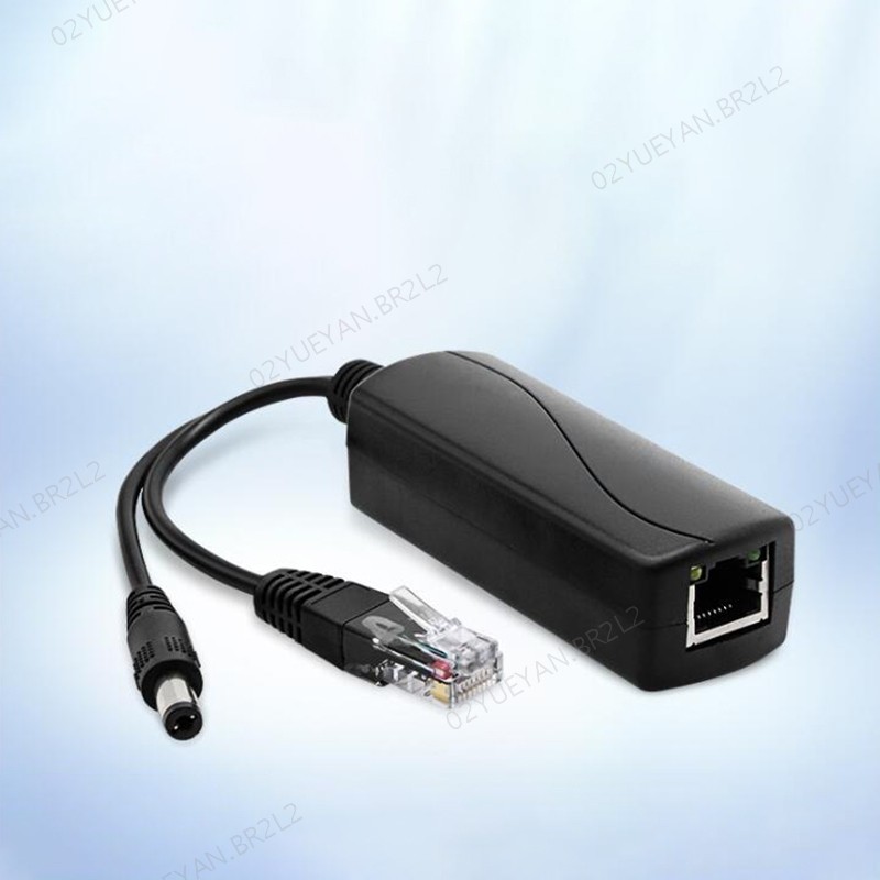 Poe Divisor Conector 48V A 12V Adaptador De Alimentação Interruptor Injetor Para Câmera Ip Wifi Cabo Tomada Parede Fonte