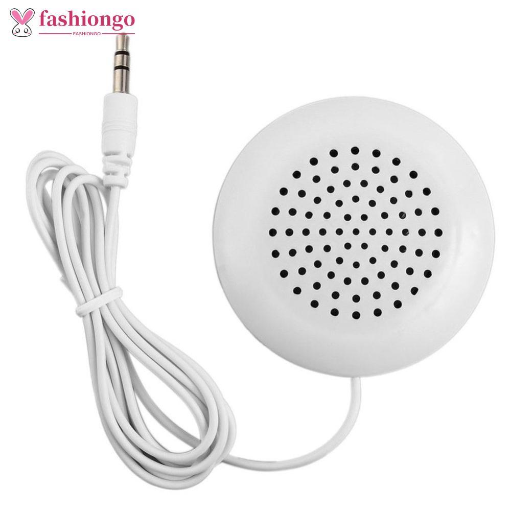 FASHIONGO Mini Alto-Falante Branco De Alta Qualidade , 3.5mm , Travesseiro Portátil , De Áudio Para MP3/MP4/CD/iPod/Smar