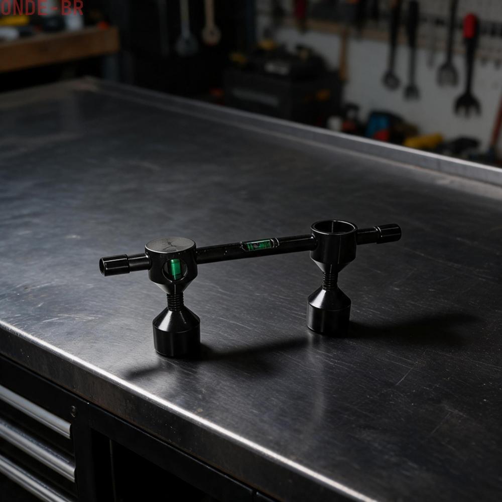 Round Metal Bubble Level with Flange Base Mounting Holes and Consistent Accuracy